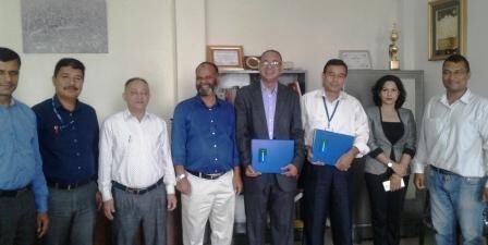 MOU signed between PAHS-Patan Hospital and Sanima Bank 